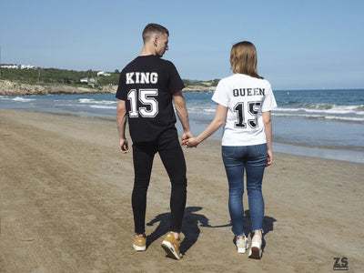 Camisetas para parejas Queen & King