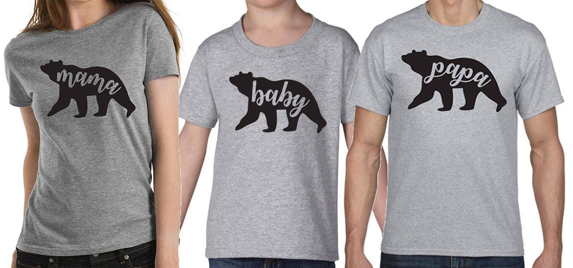 Camisetas Bear Family