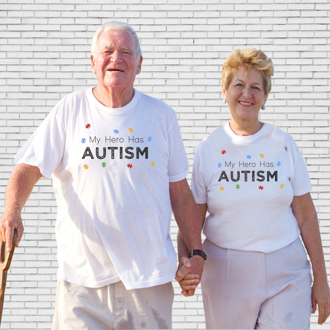 Camisetas familiares concientización del autismo