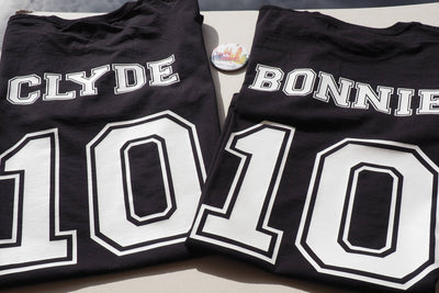 Set de camisetas Bonnie y Clyde