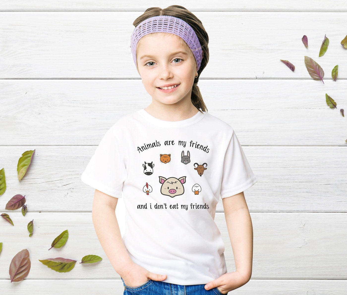 Camiseta Vegan infantil