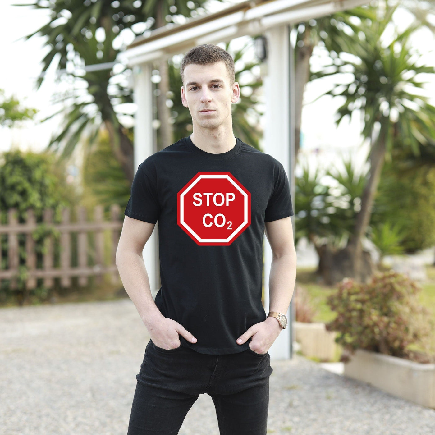 Camiseta Stop CO2
