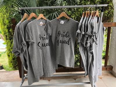 Camisetas Despedida de soltera Bride y Bride Squade
