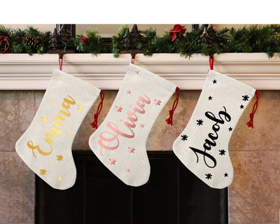 Calcetines navideños personalizados