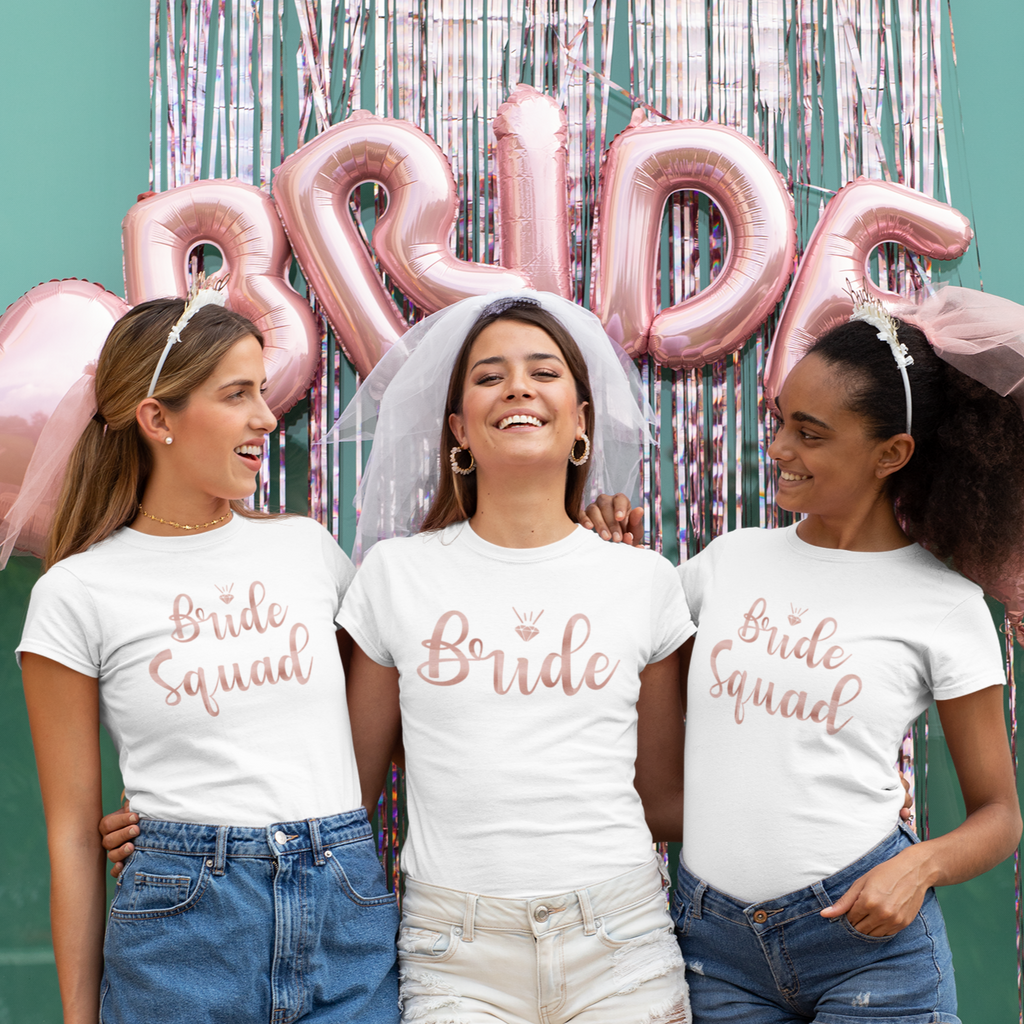 Camisetas Despedida de soltera Bride y Bride Squade zonashirt