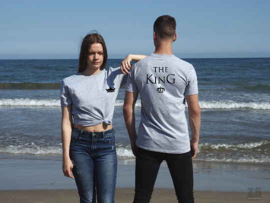 Camisetas a juego The King y The Queen
